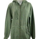 Aritzia Wilfred Free Women's Green Full Zip Hoodie Hooded Sweatshirt Top Size 2 Photo 0