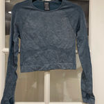 PINK - Victoria's Secret  tie Dye teal Crop Top Photo 0