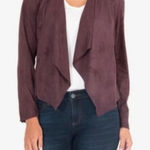 Kut From The Kloth  Tayanita Vegan Suede Drape Casual Career Office Blazer Jacket S Photo 0