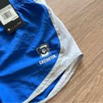 Nike NWT  M Creighton Bluejays Athletic Logo Shorts Blue White Gym Track Biking Photo 1