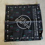 Life is Beautiful festival bandana / handkerchief Toyota 2021 Black Photo 0