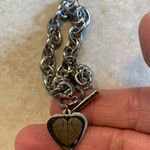 New Heart Basketball Silver Bracelet Photo 0