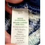 Aerie Sherpa Sweatshirt XS Polar Chic Nordic Print Cabincore Chalet Ski Resort Photo 3