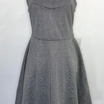 The Vanity Room New Herringbone Cut Out Back Sweetheart Fit & Flare Dress Photo 3