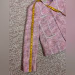 Tahari ASL Metallic Boucle Jacket Light Pink Size 12 Photo 8