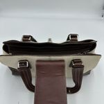 Vintage Coach Hamilton Shoulder Bag Off white and Brown Photo 8