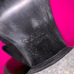 ZARA Black Split Suede High Ankle Heeled Western Boot Sz 9 Photo 7