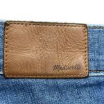 Madewell Stovepipe Denim Jeans Size 24P Raw Hem High Waisted Medium Wash Photo 5