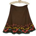 Retro Wool Embroidered Bow Skirt M A Photo 0