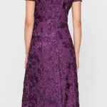 Alex Evenings  Evelyn Rosette‎ Lace Gown Eggplant Purple 8 Photo 1
