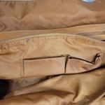 Kate Landry  Shoulder Bag Womens Medium Genuine Leather Tan Buckle Flap Photo 14