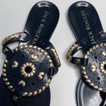 Jack Rogers  Georgica Jelly Sandals in Navy with gold accents S-436 Sz 8 Photo 1