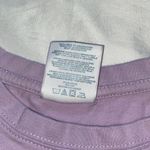 Purple Short Sleeve Tee with Sunflower Design Photo 5