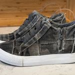 blowfish  Malibu Mamba Wedge Sneaker camo gray size 9  casual canvas side zip Photo 0