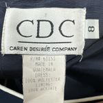 CDC Caren Desiree Company Blue "Little Black Dress" [Size 8]‎ Sleeveless, Lined Photo 1