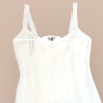 Abercrombie & Fitch Cream corset sweater midi dress size Large Petite NWOT Photo 8