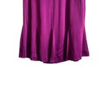 Ann Taylor  Women Skirt  8P Purple Fit And Flare Hem Side Zip Dressy Satiny Fairy Photo 7