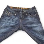 Rock Revival  Women’s Size 28 Sora Bootcut Jeans Dark Wash Embellished Flap Pocke Photo 3