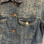ZARA - Women’s Denim Jacket With Gold Spikes Size S Photo 7