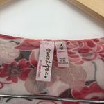 Sweet Pea by Stacy Frati Women’s Sheer Top/Dress – Small – Y2K Eclectic 70s Red Photo 7