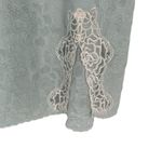 Wacoal Vintage Light Blue Floral Jacquard Satin Chemise Size Small Nightie Photo 2