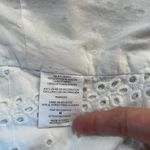 Gianni Bini GB  Cropped Eyelet Open Tie Back White Cropped Top - Sz M 💕🎀 Photo 9