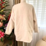 Pendleton NEW Aqua x Geometric Western Quilted Sherpa Reversible Jacket in Ivory Photo 9