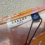 Cabana Life Surfside Beach Coverluxe‎ Dolman Romper Sz XL Pink Orange Floral NWT Photo 3