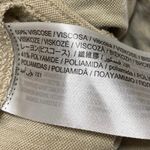 Mango MNG  Beige Tan Khaki Sleeveless High Neck Cami Cropped Tank Top Size S Photo 3