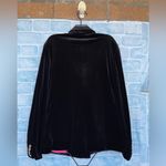 GRETCHEN SCOTT double breasted velvet blazer size small Black Photo 5
