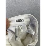 BCBGMAXAZRIA  Women's  Cropped Pants Solid White Distressed Size 31 Photo 3