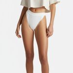 Abercrombie & Fitch  Soft AF Essentials White Cotton Short Sleeve Crop Top Size S Photo 1