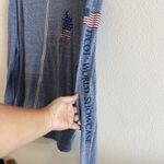 Disney Parks Hoodie Women XL Blue Epcot World Showcase Patriotic Mickey Zip USA Photo 3