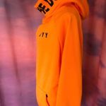Men’s Hoodie Dope Print Orange Sweatshirt Sweater Streetwear Size M Photo 3
