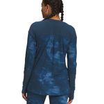 The North Face Women's Printed Dawndream L/S Shirt - Shady Blue River Dye Photo 2