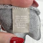 Joan Vass  Studio Size M Tunic Sweater Cashmere Blend Cowl Neck Sleeveless Gray Photo 8