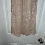 Guess by Marciano  Tan Sequin Front Scoop Neck Sleeveless Blouse size XS Photo 5