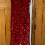 Clarisse Red Prom Dress Photo 1