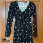 Arizona Jeans Black Long Sleeve Mini Dress Photo 0