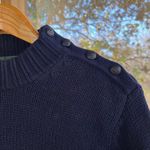 Ralph Lauren Lauren  Women's Vintage Navy Pullover Sweater Size M Photo 2