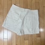 Anthropologie MAEVE Linen Blend Shorts Cream Size 29 Photo 4