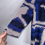 Ming Wang  Petite Medium Blue Gray Black Single‎ Button Blazer CP Photo 5