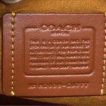 Coach Leatherware White and Tan Handbag with crossbody strap Photo 7