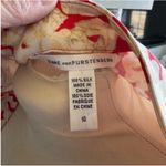 Diane Von Furstenberg  Red and Cream Print Mini Dress Photo 11