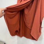 Athleta  Purana Wrap Sweatshirt 3XL NWT $89‎ Orange Cris Cross Hood Knit Photo 3