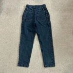 Topshop  Sandra Mom High Waist Trouser Jeans Black Size 27 Photo 5