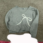 American Eagle Grey  Sweater XS Photo 0