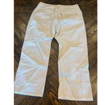 Levi's Levi’s Classic Slim Capris White Jeans Women 14 Spring Summer Cruise Beach Trip Photo 2