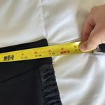 Abbeline  Womens Medium Black Leggings Faux Leather Side Panel Office Business Photo 3