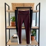 Athleta Mid-Rise Velocity Colorblock Capri Crop Legging Activewear Pant, M Photo 2